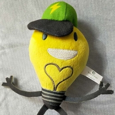Peluche Promocional Bombilla FENIE