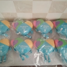 Peluches Publicitarios Corazón Almería 2019